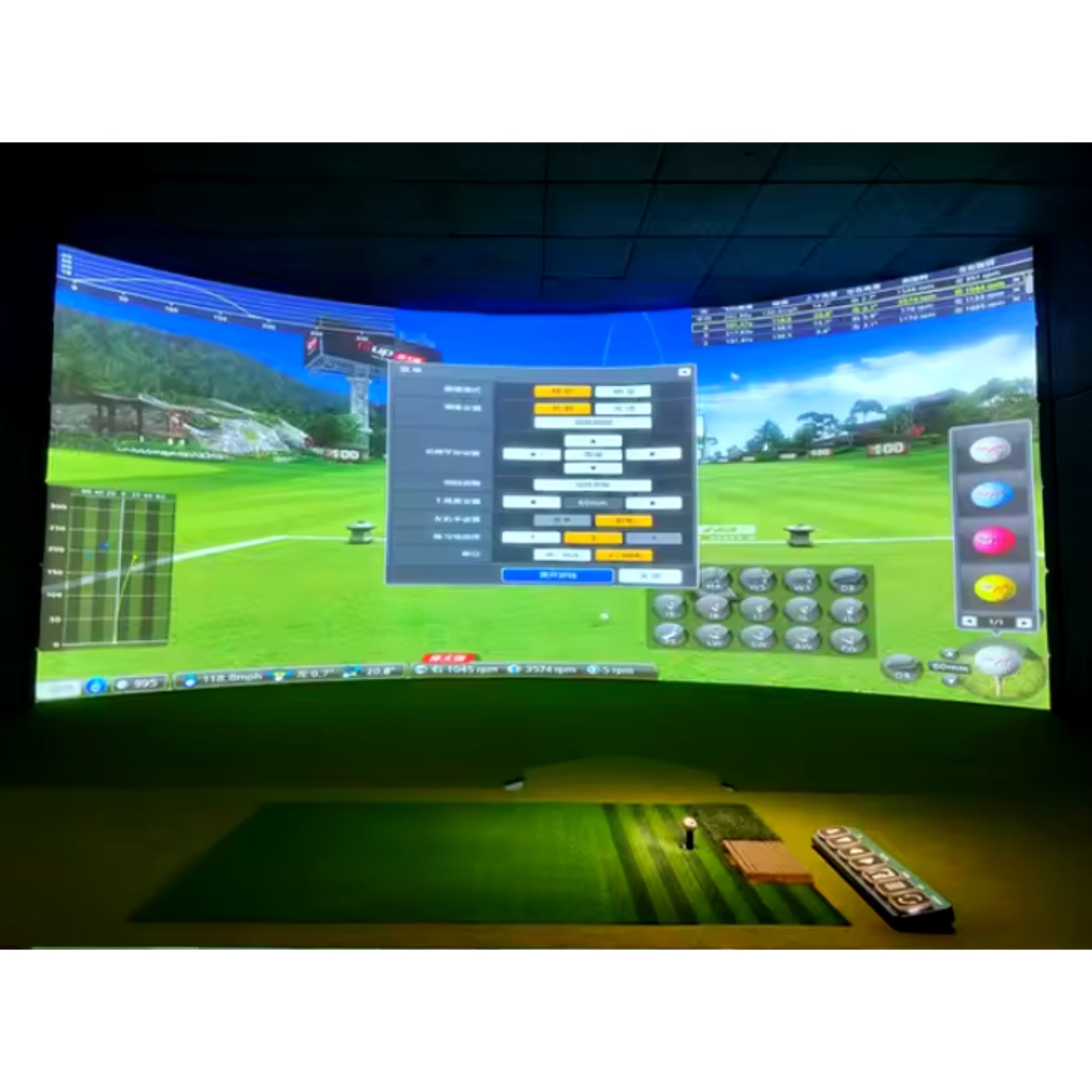 ApexDrive ProGolf 4K Simulator - Home Playroom