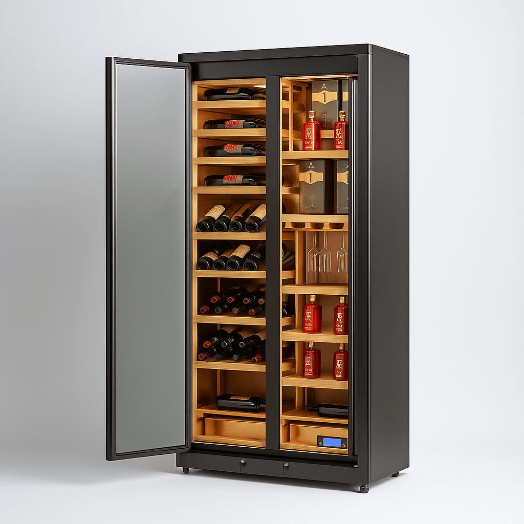 Aurelius Cellaria Prestige 300 - Bottle Wine Armoire - Home Playroom