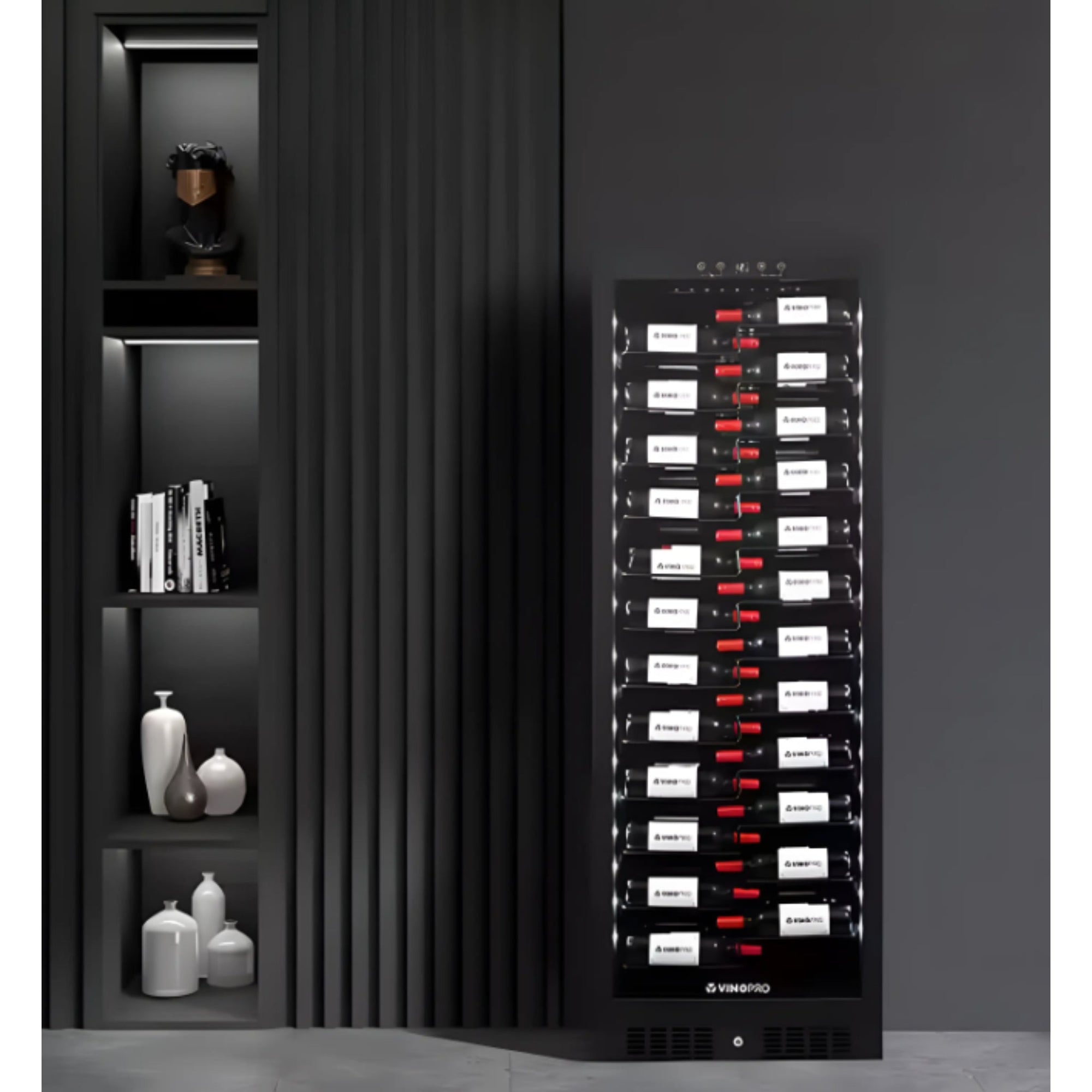 NoirSommelier Vertice 120 - Bottle Wine Tower - Home Playroom