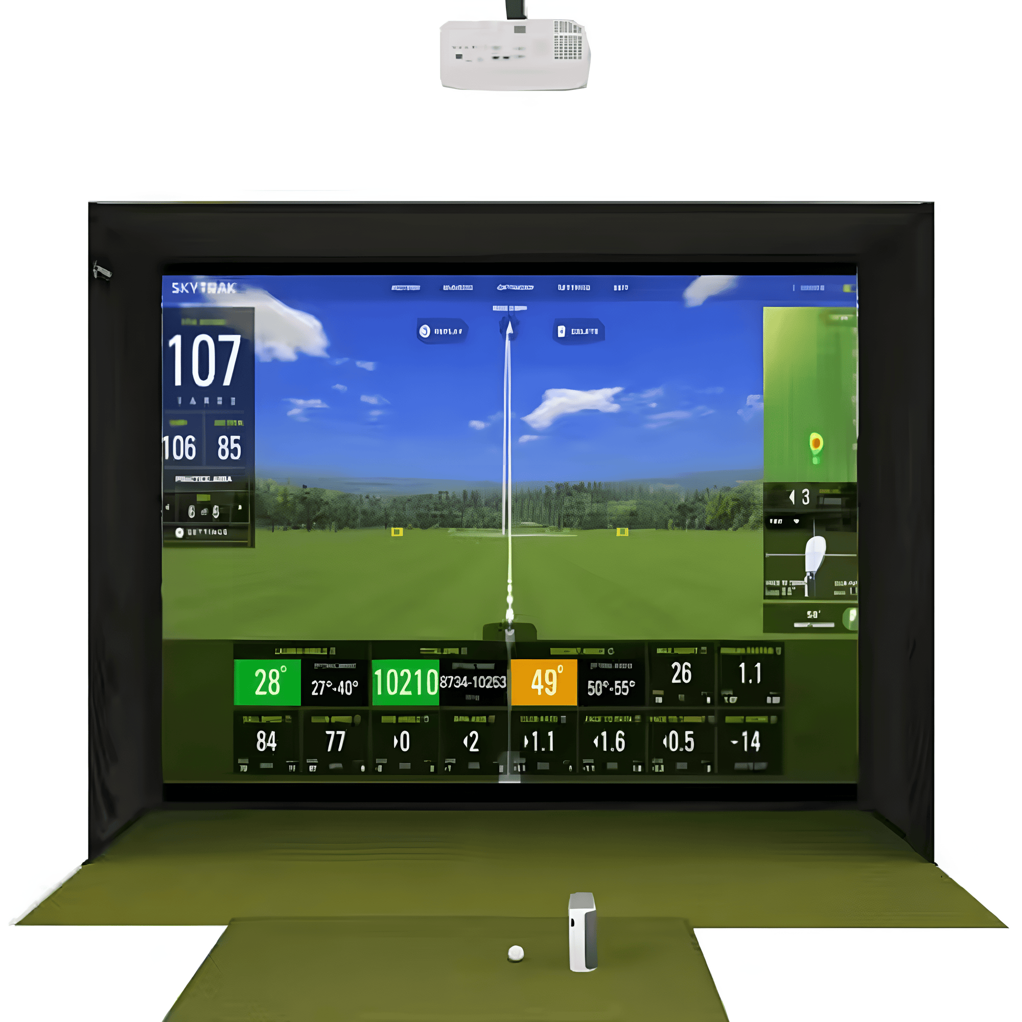 TruVision Elite Golf Simulator - Home Playroom